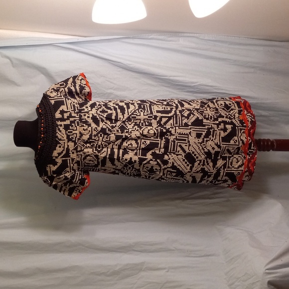 Floreat by Anthropologie XS Dress Fringe Beaded Crochet Embroidered - Picture 10 of 12